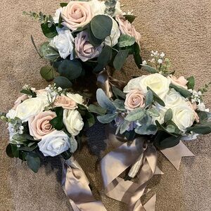Three Bridesmaid Bouquets